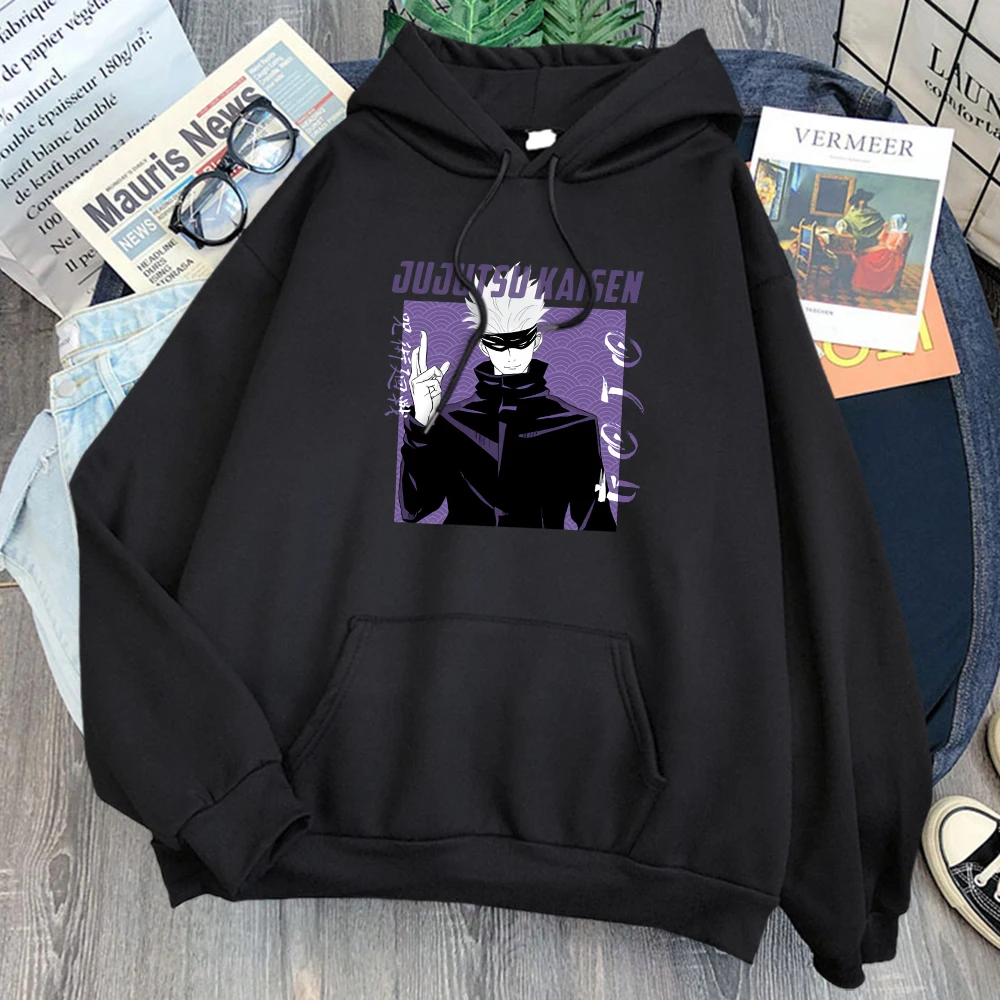 Jujutsu Kaisen Gojo Satoru Print Sweatshirts Woman Anime Vintage Hoodies Winter Fashion Women Cartoon Warm Fleece Streetwear
Jujutsu Kaisen Gojo Satoru Print Sweatshirts Woman Anime Vintage Hoodies Winter Fashion Women Cartoon Warm Fleece Streetwear