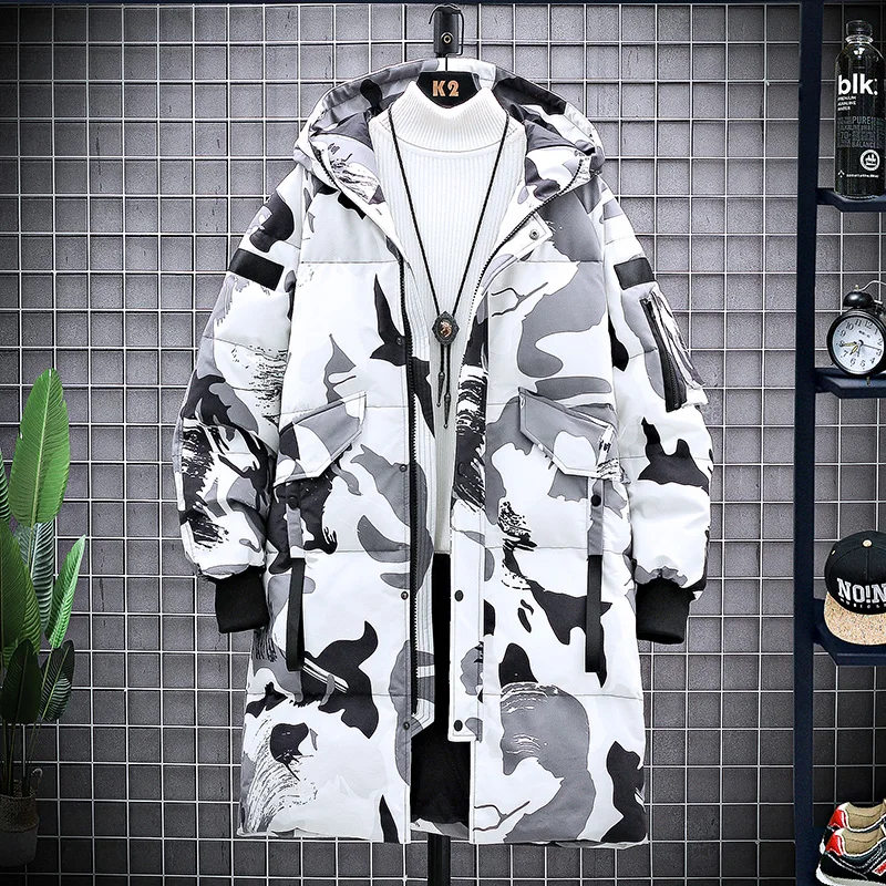 Winter Long Parkas Men Windbreaker Brand Zipper Breathable Windproof Coats Male Military Camouflage Hooded Men's Jackets Black
Winter Long Parkas Men Windbreaker Brand Zipper Breathable Windproof Coats Male Military Camouflage Hooded Men's Jackets Black