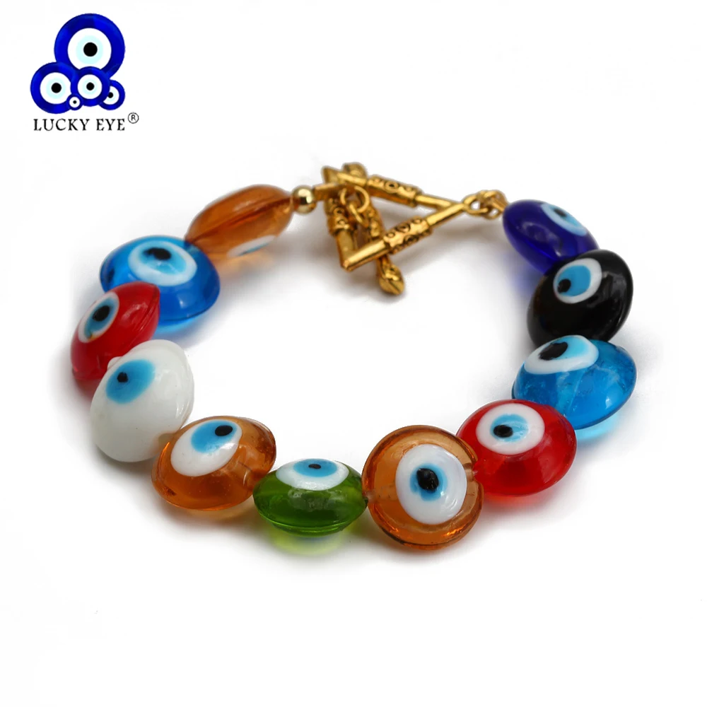 Lucky Eye Glass Blue Turkish Evil Eye Bead Bracelet Copper Link Chain Beaded Bracelet for Women Girls Men Fashion Jewelry BE261
Lucky Eye Glass Blue Turkish Evil Eye Bead Bracelet Copper Link Chain Beaded Bracelet for Women Girls Men Fashion Jewelry BE261