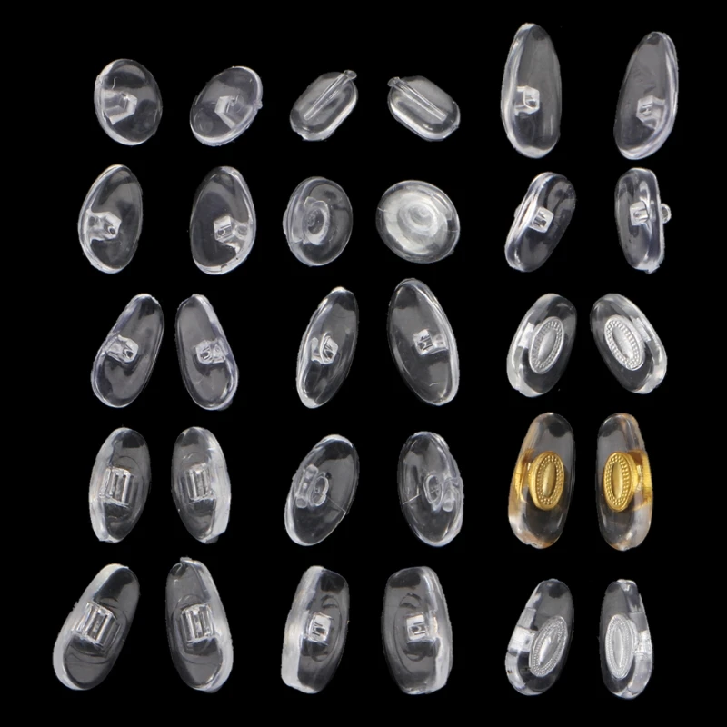 150 Pairs Silicone Eyeglass Sunglasses Spectacles Screw On Nose Pads Repair Tool 
150 Pairs Silicone Eyeglass Sunglasses Spectacles Screw On Nose Pads Repair Tool