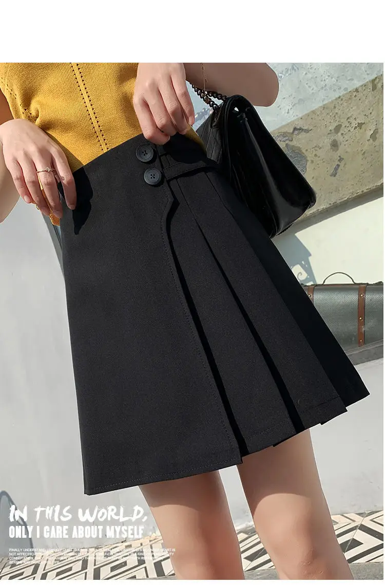 Skirt skirt A-word skirt black bag hip skirt y2k skirt mini skirtted skirt Preppy Style woman skirts see through
Skirt skirt A-word skirt black bag hip skirt y2k skirt mini skirtted skirt Preppy Style woman skirts see through