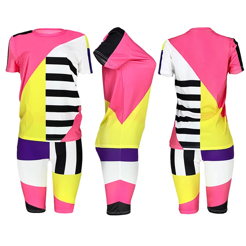 Geo Printed Women Two Piece Set Outfits Short Sleeve Shirt Top and Shorts Set Chic Summer Suits Casual Streetwear
Geo Printed Women Two Piece Set Outfits Short Sleeve Shirt Top and Shorts Set Chic Summer Suits Casual Streetwear