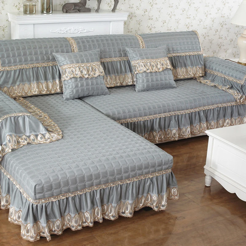Four Seasons Jacquard Craft Luxury Atmosphere Sofa Cushion Lace Delicate and Elegant Non-slip Sofa Cover Living Room Cushion 
Four Seasons Jacquard Craft Luxury Atmosphere Sofa Cushion Lace Delicate and Elegant Non-slip Sofa Cover Living Room Cushion