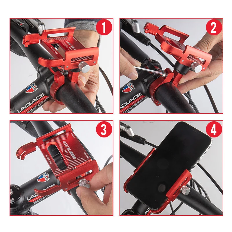 GUB Bike Phone Holder Aluminum For 3.5" to 7.5" Device Bicycle cellPhone Stand Scooter Mount Support Handlebar Clips P10 P30
GUB Bike Phone Holder Aluminum For 3.5" to 7.5" Device Bicycle cellPhone Stand Scooter Mount Support Handlebar Clips P10 P30