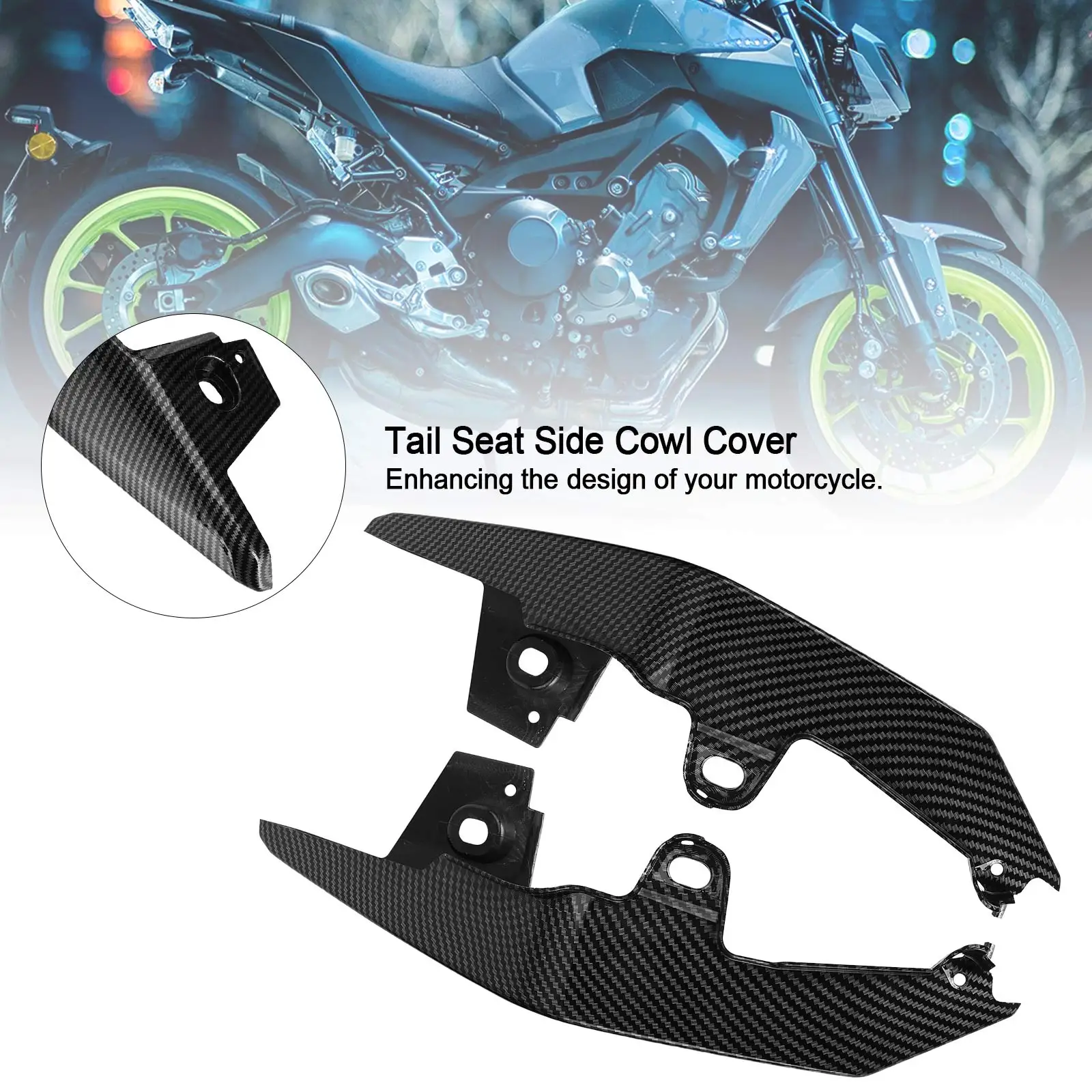 Topteng Carbon Tail Seat Side Cowl Cover Fairing For Yamaha MT-09 FZ09 2017-2021 Motorcycle Accessories
Topteng Carbon Tail Seat Side Cowl Cover Fairing For Yamaha MT-09 FZ09 2017-2021 Motorcycle Accessories