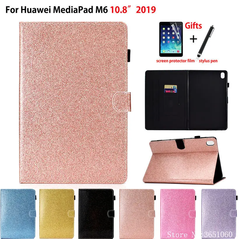 Glitter Case for Huawei Mediapad M6 10.8 PRO SCM-W09 SCM-AL09 2019 Smart Cover Funda Tablet Flip Stand Shell Coque +Gift
Glitter Case for Huawei Mediapad M6 10.8 PRO SCM-W09 SCM-AL09 2019 Smart Cover Funda Tablet Flip Stand Shell Coque +Gift