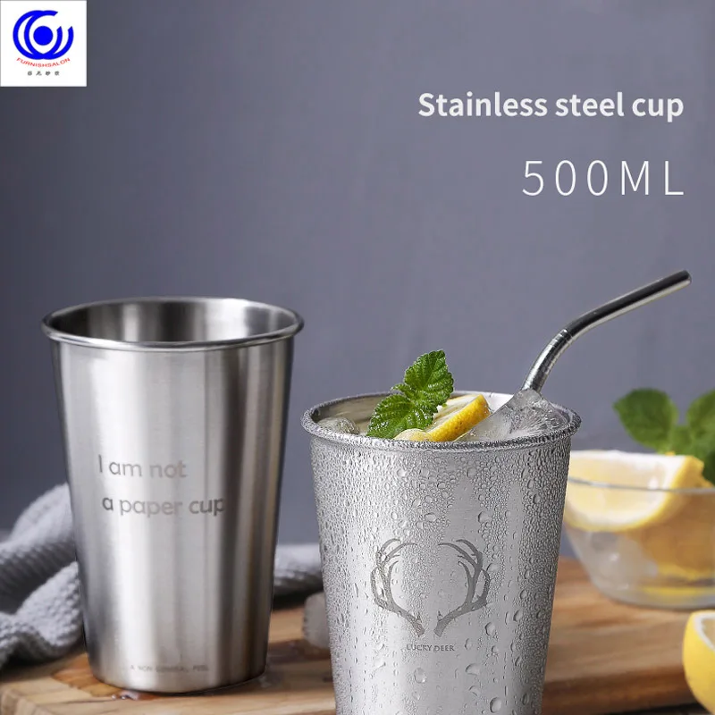 500ml Stainless Steel Water Mug Coffee Tea Cup Bottle Hiking Picnic Travel Drinking Supplies
500ml Stainless Steel Water Mug Coffee Tea Cup Bottle Hiking Picnic Travel Drinking Supplies