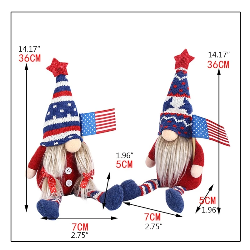 Independence Day Gnome American Flag Patriotic Tomte 4th of July Gift Dwarf Elf Ornaments Kitchen Tiered Tray Decoration
Independence Day Gnome American Flag Patriotic Tomte 4th of July Gift Dwarf Elf Ornaments Kitchen Tiered Tray Decoration
