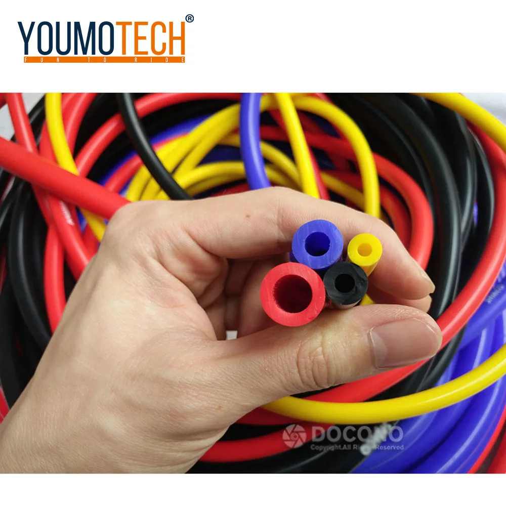 NEW Universal 5 Meter 3mm/4mm/6mm/8mm Silicone Vacuum Tube Hose Silicon Tubing Blue Red Yellow Car Accessories
NEW Universal 5 Meter 3mm/4mm/6mm/8mm Silicone Vacuum Tube Hose Silicon Tubing Blue Red Yellow Car Accessories