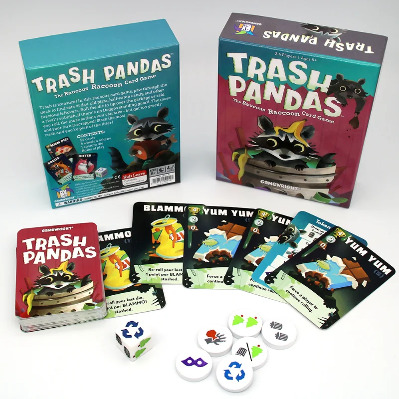 TRASH PANDAS Board Game Card Game Family Party Birthday Parent-child Interactive Strategy Game Children Game Toys Cute Gift
TRASH PANDAS Board Game Card Game Family Party Birthday Parent-child Interactive Strategy Game Children Game Toys Cute Gift