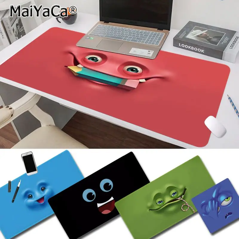 MaiYaCa милый игровой коврик для мыши с забавным лицом, супер креативный игровой коврик для игровой клавиатуры
MaiYaCa милый игровой коврик для мыши с забавным лицом, супер креативный игровой коврик для игровой клавиатуры