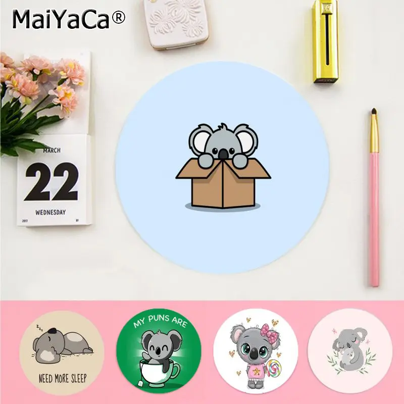 Винтажный классный уникальный настольный коврик MaiYaCa с милым мультяшным коалом