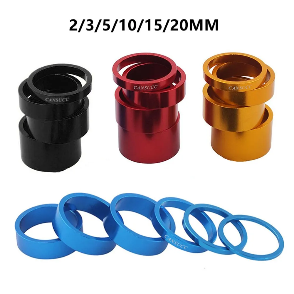 6pcs 1-1/8in Bicycle Headset Spacer Bike Headset Stem Washer 2 3 5 10 15 20mm For 28.6mm Forks Stems Cycling Parts Accessories
6pcs 1-1/8in Bicycle Headset Spacer Bike Headset Stem Washer 2 3 5 10 15 20mm For 28.6mm Forks Stems Cycling Parts Accessories