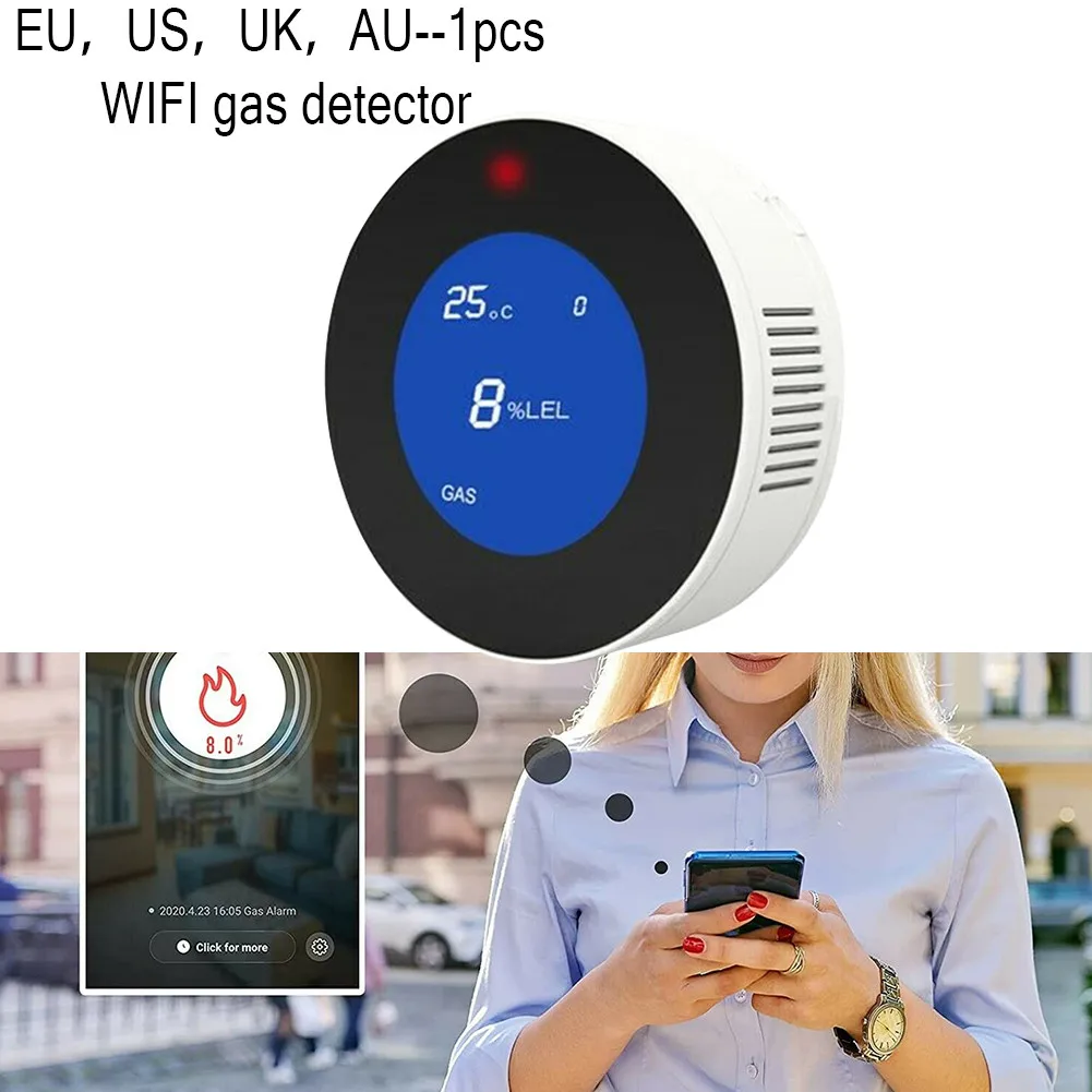 1 шт. DC5V WiFi детектор горючих газов дымовая сигнализация с ЖК-дисплеем для сжиженного нефтяного газа природного газа CH4 газа
1 шт. DC5V WiFi детектор горючих газов дымовая сигнализация с ЖК-дисплеем для сжиженного нефтяного газа природного газа CH4 газа