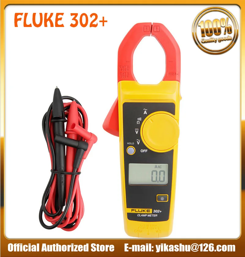 Fluke 302 + Цифровые токовые клещи амперметр тестер сопротивления амперметрический
