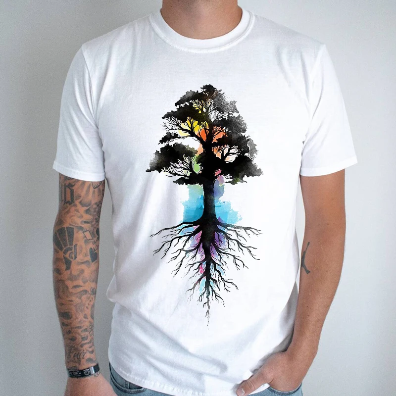 2022 New Women T-Shirt Creative Tree Print T-shirt Casual Solid Color Short Sleeve T-Shirt 100% Cotton Tops Summer Female Clothe
2022 New Women T-Shirt Creative Tree Print T-shirt Casual Solid Color Short Sleeve T-Shirt 100% Cotton Tops Summer Female Clothe