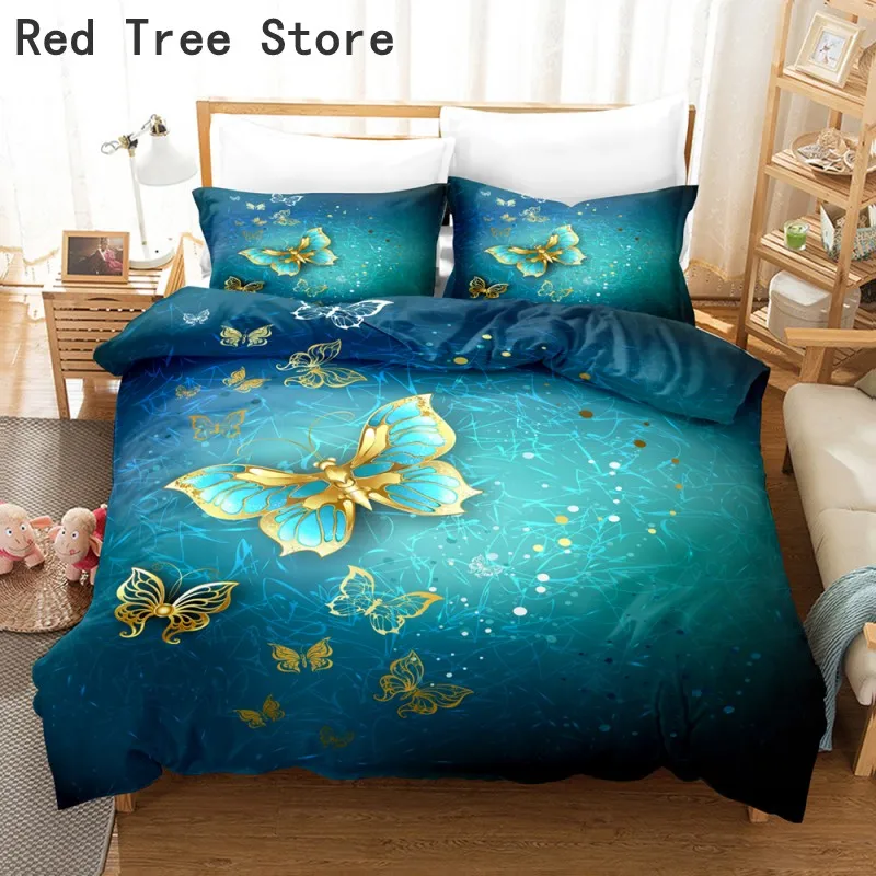Butterfly Flower 3D Print Luxury Bedding Set Single Double Queen King Size Duvet Cover Pillowcase Sets 2/3pc Adult Home Textiles
Butterfly Flower 3D Print Luxury Bedding Set Single Double Queen King Size Duvet Cover Pillowcase Sets 2/3pc Adult Home Textiles