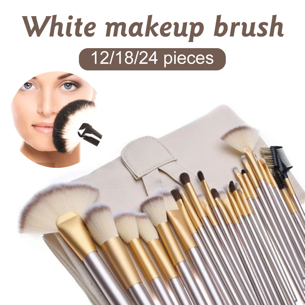 12/18/24pcs Makeup Brushes Set Eye Shadow Foundation Powder Eyeliner Eyelash Cosmetict Makeup for Face Make Up Brush Tools
12/18/24pcs Makeup Brushes Set Eye Shadow Foundation Powder Eyeliner Eyelash Cosmetict Makeup for Face Make Up Brush Tools