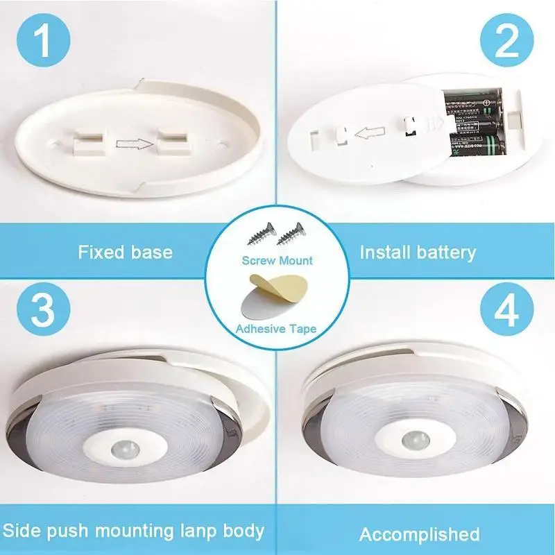 LED Motion Sensor Night Light Battery Auto On/Off Induction Bedroom Wardrobe White Stairs Cabinet Kitchen Lamp For Househol L0J5
LED Motion Sensor Night Light Battery Auto On/Off Induction Bedroom Wardrobe White Stairs Cabinet Kitchen Lamp For Househol L0J5
