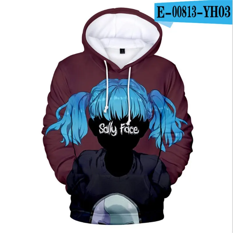Popular Anime Game Sally Face Wig Latex 3D printed Hoodies Sweatshirts Boys/Girls Fashion Sweatshirt Adult Child Casual Pullover
Popular Anime Game Sally Face Wig Latex 3D printed Hoodies Sweatshirts Boys/Girls Fashion Sweatshirt Adult Child Casual Pullover