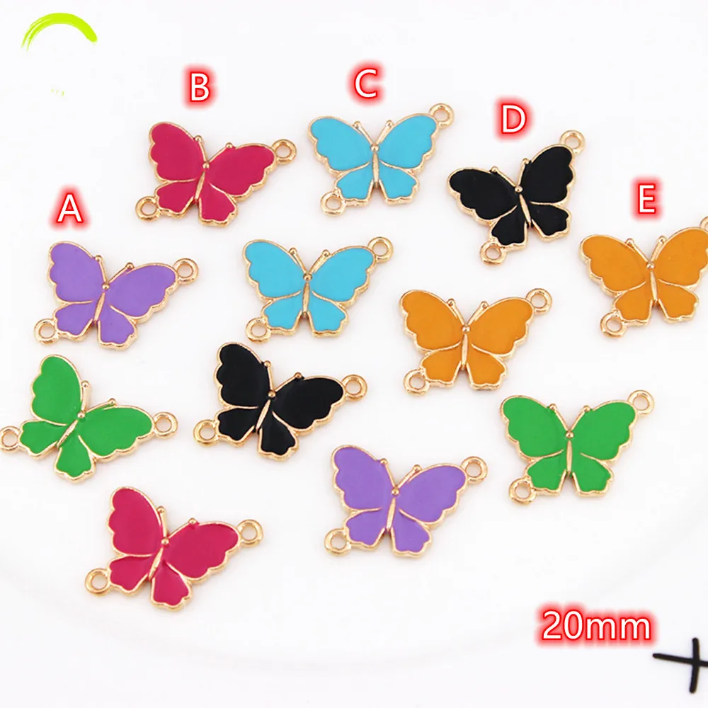 Butterfly Enamel Charms for Earring 20pcs cute Butterflies Charm Pendants Gold Metal Findings for Bracelets DIY Jewelry Making
Butterfly Enamel Charms for Earring 20pcs cute Butterflies Charm Pendants Gold Metal Findings for Bracelets DIY Jewelry Making