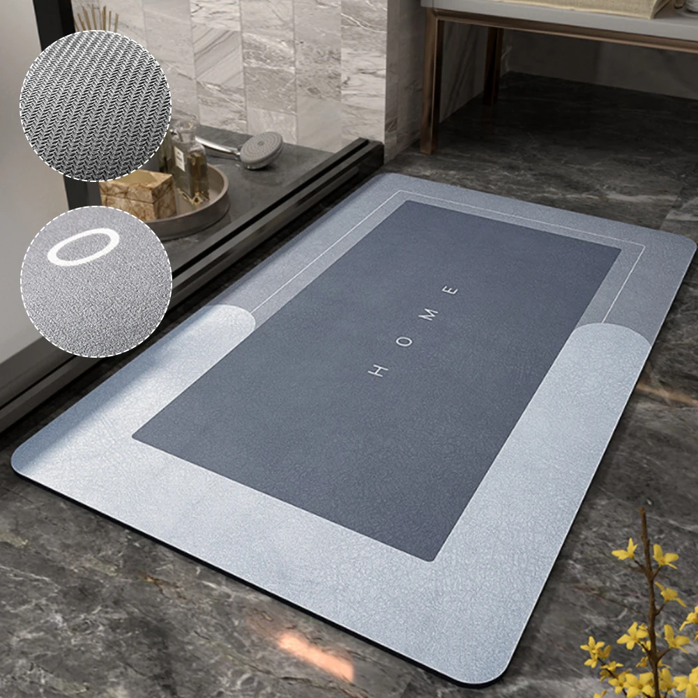NEW Bath Mat Non-slip Quick Drying Super Water Absorbent Bathroom Carpet Floor Mat Rug for Home Kitchen Bathroom Hallway 60x40cm
NEW Bath Mat Non-slip Quick Drying Super Water Absorbent Bathroom Carpet Floor Mat Rug for Home Kitchen Bathroom Hallway 60x40cm