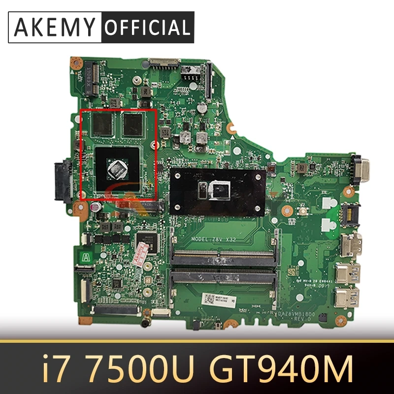 DAZ8VMB18C0 DAZ8VMB18D0 для ACER TM-P249 TX40-G1 E5-475G E5-475 E5-476 Материнская плата ноутбука Процессор i7 7500U GT940M Тесты ок материнская плата
DAZ8VMB18C0 DAZ8VMB18D0 для ACER TM-P249 TX40-G1 E5-475G E5-475 E5-476 Материнская плата ноутбука Процессор i7 7500U GT940M Тесты ок материнская плата