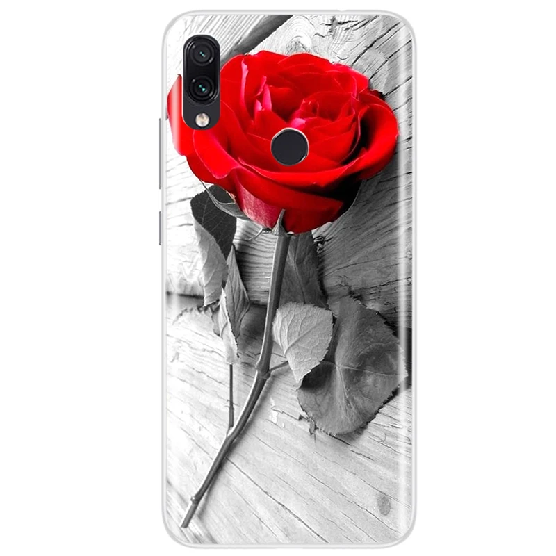 Силиконовый чехол для Xiaomi Redmi Note 7 мягкий из ТПУ Pro Fundas Coque | Мобильные телефоны и