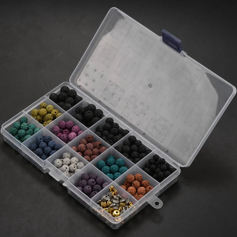 400 Pcs Assorted Colored Lava Rock Stone Volcanic Beads Spacer Beads with Storage Box & 1 Set Beaded Pin Open Eye Pin
400 Pcs Assorted Colored Lava Rock Stone Volcanic Beads Spacer Beads with Storage Box & 1 Set Beaded Pin Open Eye Pin