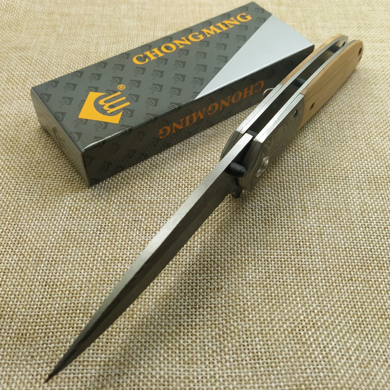 Pocket Knives Camping wood Handle Survival Knife Multifunction Outdoor Tactical Rescue Tools Folding Blade Hunting | Инструменты