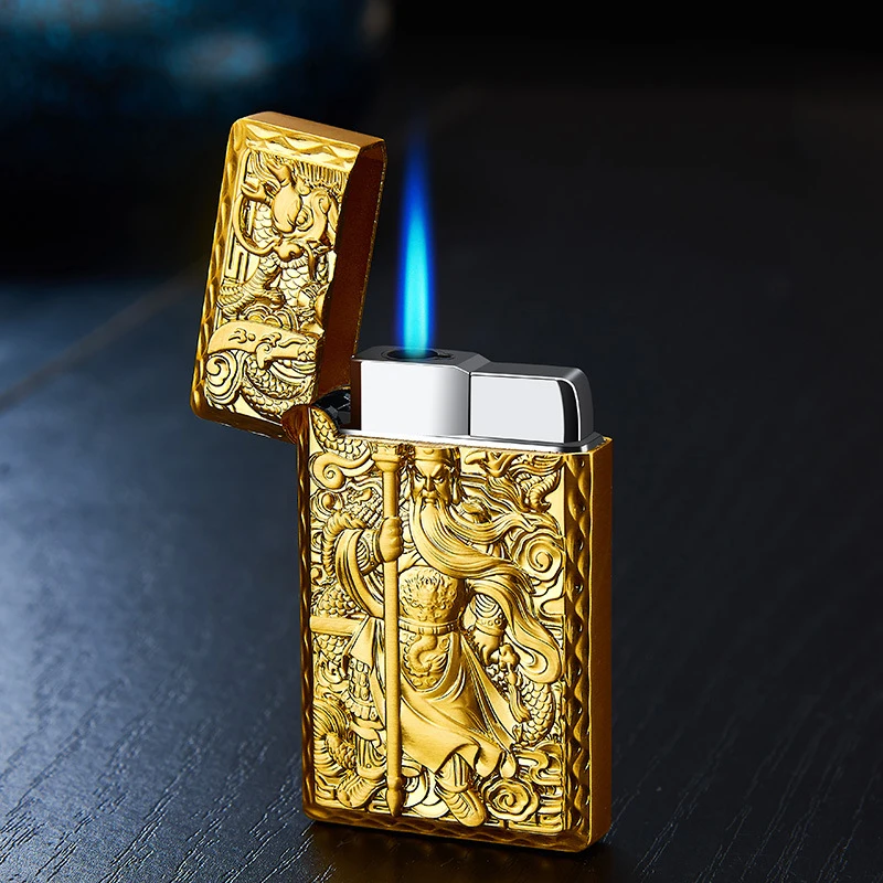Vintage Relief Gas Lighter Torch Lighters Smoking Accessories Metal Windbreak Butane Cigarettes Lighter Gadgets For Men 
Vintage Relief Gas Lighter Torch Lighters Smoking Accessories Metal Windbreak Butane Cigarettes Lighter Gadgets For Men