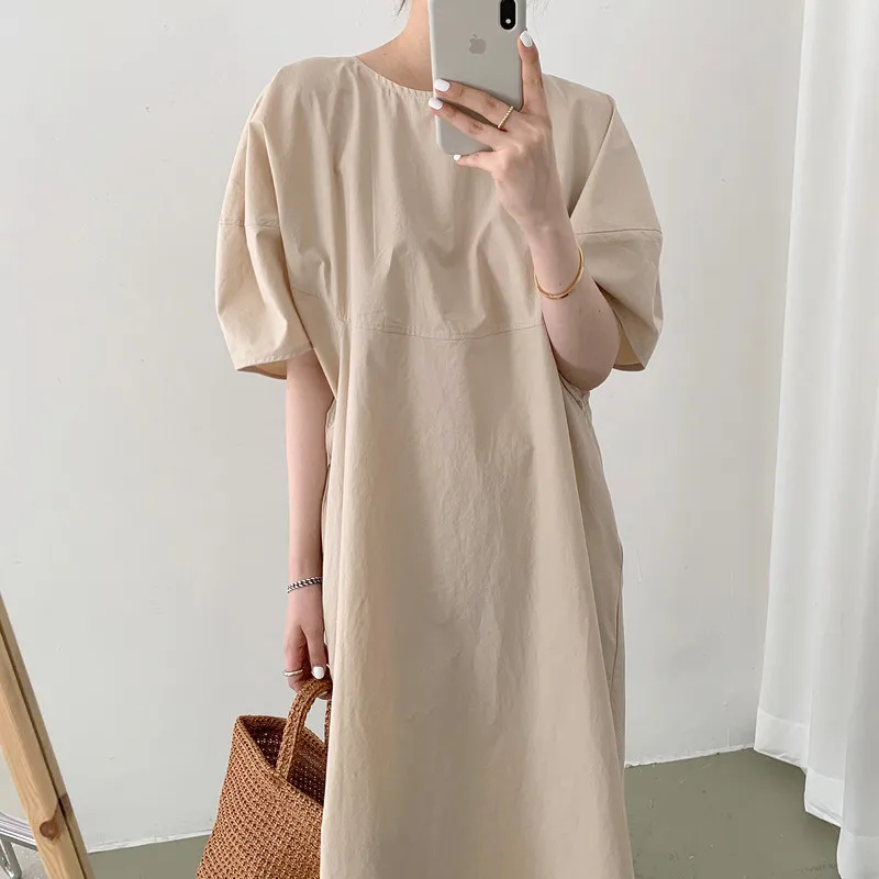 Plus Size New Summer Dress Girls Boho Solid Female Vintage Dress Party Oversize Short Sleeve Women Dresses Robe Vestido
Plus Size New Summer Dress Girls Boho Solid Female Vintage Dress Party Oversize Short Sleeve Women Dresses Robe Vestido