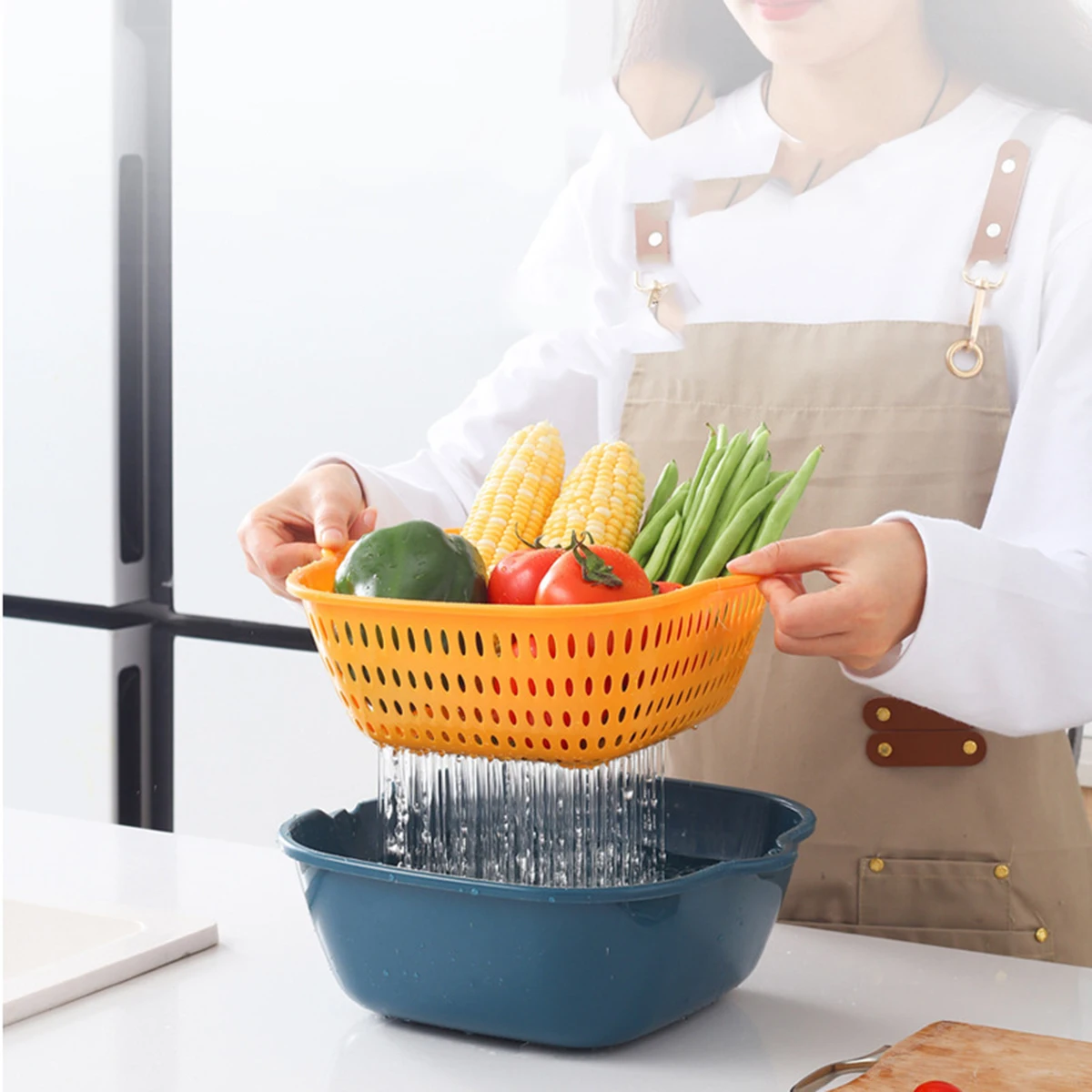 Фильтр для овощей и фруктов, дуршлаг, посуда для кухни, гаджеты, наборы, аксессуары, удобное домашнее устройство для фильтрации
Фильтр для овощей и фруктов, дуршлаг, посуда для кухни, гаджеты, наборы, аксессуары, удобное домашнее устройство для фильтрации