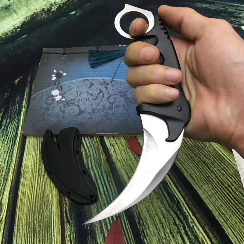 Нож-керамбит HYSENSS с лезвием 440 и рукояткой из ABS 
Нож-керамбит HYSENSS с лезвием 440 и рукояткой из ABS
