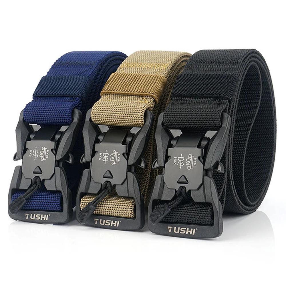 Elastic Tactical Belt Magnetic Quick Release Buckle Military Belt for Men Outdoor Sports Waistband for Hunting Army Training
Elastic Tactical Belt Magnetic Quick Release Buckle Military Belt for Men Outdoor Sports Waistband for Hunting Army Training