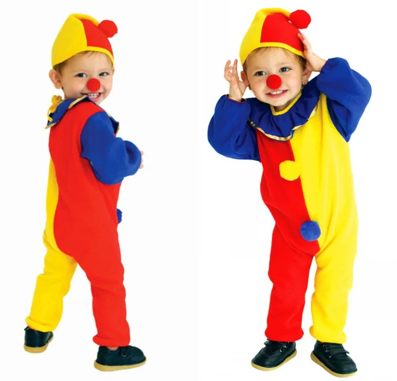 Kids Boys Girls Funny Clown Jumpsuit Hat Outfit Halloween Cosplay Costumes Masquerade Carnival Party Role Play Dress Up Suit
Kids Boys Girls Funny Clown Jumpsuit Hat Outfit Halloween Cosplay Costumes Masquerade Carnival Party Role Play Dress Up Suit