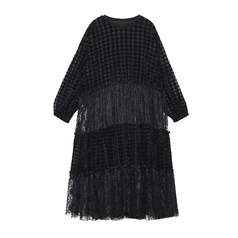 XUXI Splicing Thin Dress Elegant Lace A-Line High Waist Fashion Long Sleeve Women Vintage Mid-Calf Dresses Autumn 2020 FZ2929
XUXI Splicing Thin Dress Elegant Lace A-Line High Waist Fashion Long Sleeve Women Vintage Mid-Calf Dresses Autumn 2020 FZ2929