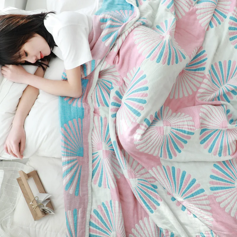 Pure Cotton chrysanthemum Living room coverlet Travel High quality Nap blanket Home beddingBreathable Chic Large Throw Blanket
Pure Cotton chrysanthemum Living room coverlet Travel High quality Nap blanket Home beddingBreathable Chic Large Throw Blanket