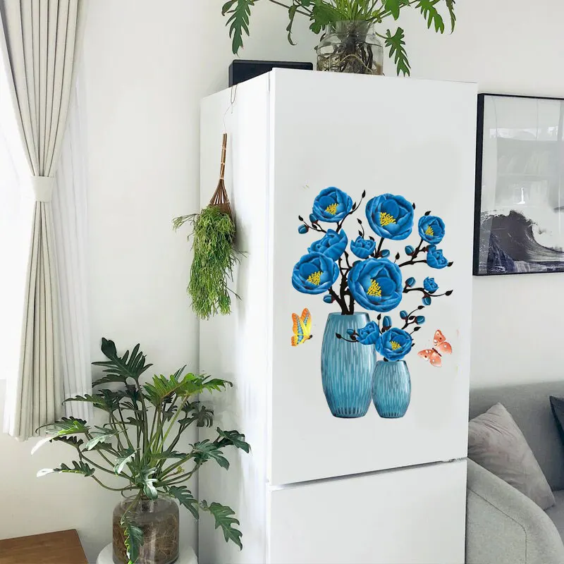 DIY Plant Vase 3D Stereo Stickers Self-Adhesive Wall Refrigerator Decoration Waterproof P7Ding 
DIY Plant Vase 3D Stereo Stickers Self-Adhesive Wall Refrigerator Decoration Waterproof P7Ding