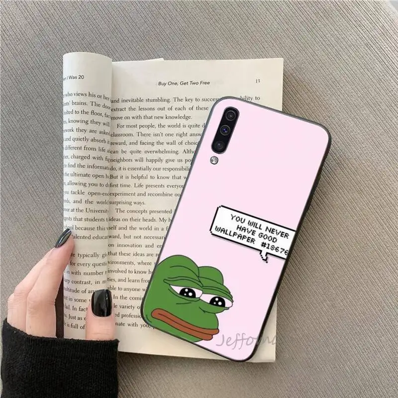 Smug frog pepe funny cartoon Phone Cases For Samsung galaxy S note 7 8 9 10 20 fe edge A 6 10 20 30 50 51 70 lite plus Funda
Smug frog pepe funny cartoon Phone Cases For Samsung galaxy S note 7 8 9 10 20 fe edge A 6 10 20 30 50 51 70 lite plus Funda