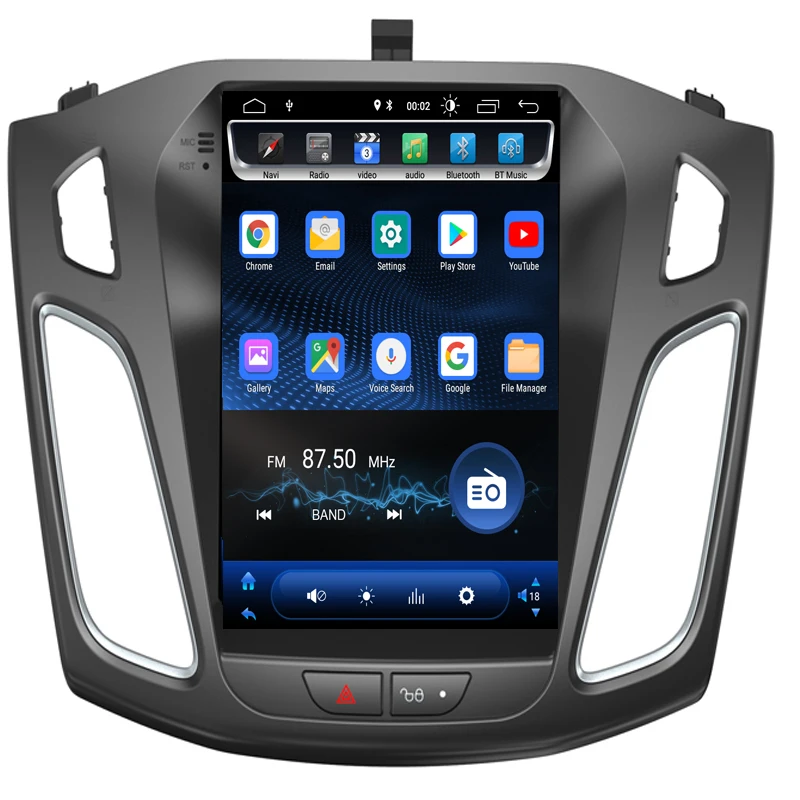 Автомагнитола в стиле Tesla Android 8 1 стерео GPS головное устройство для Ford FOCUS 2012 2013 2014