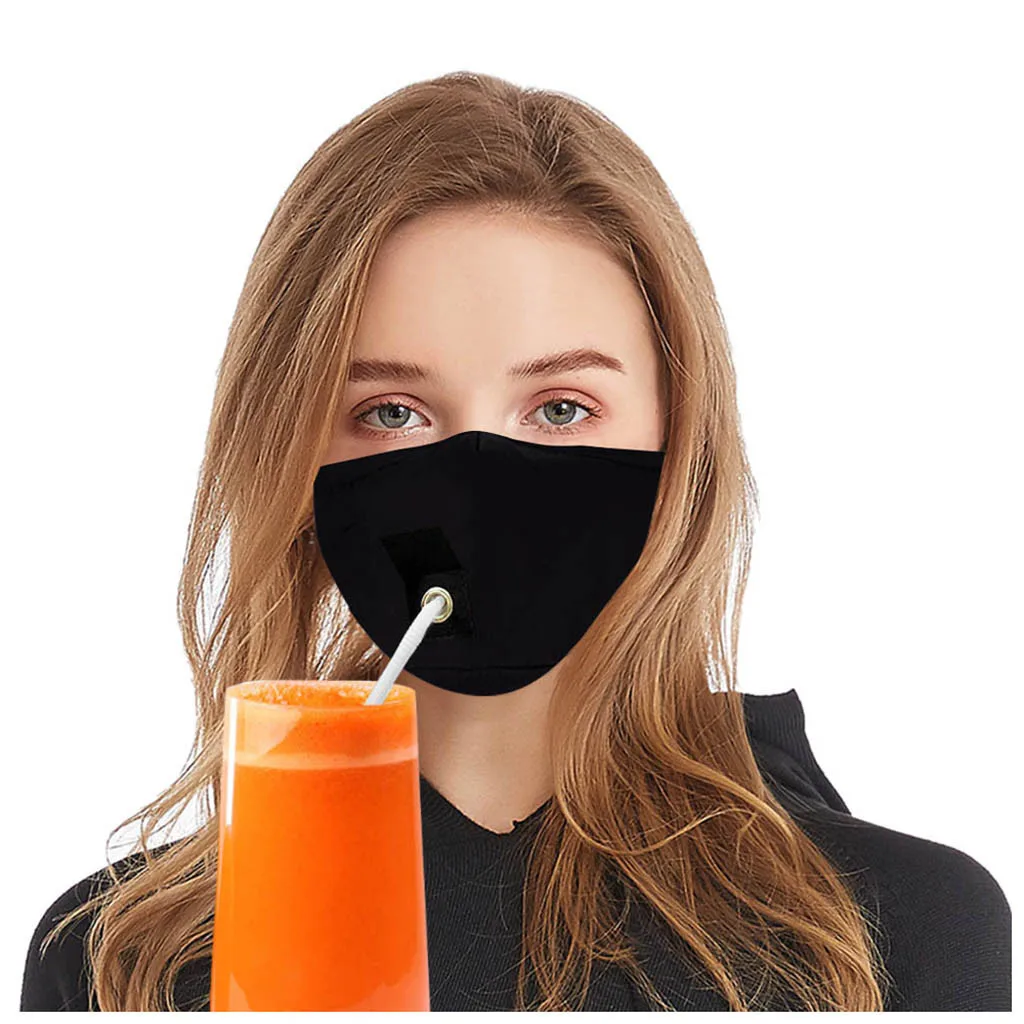 Washable Resuable Mask Adult Women Protect Cotton Face Cover Drinking Mouth Mask with Hole for Straw mascarilla reutilizable
Washable Resuable Mask Adult Women Protect Cotton Face Cover Drinking Mouth Mask with Hole for Straw mascarilla reutilizable