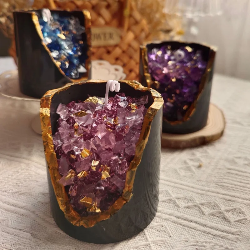 Crystal Ore Candle Aromatherapy DIY Soy Wax Scented Candles Home Decoration Birthday Gift Famous Decorations Shooting Prop
Crystal Ore Candle Aromatherapy DIY Soy Wax Scented Candles Home Decoration Birthday Gift Famous Decorations Shooting Prop