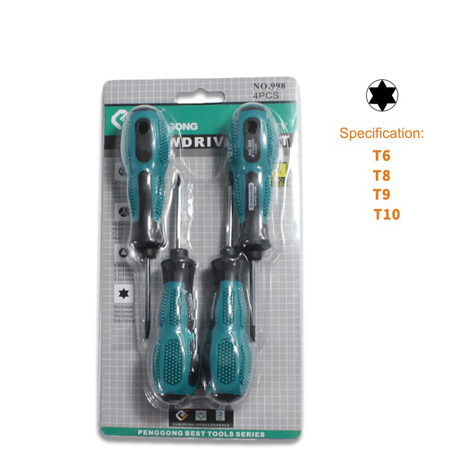 4pcs Torx Screwdriver Set Special-shaped Screwdriver Home Appliance Repair Manual Tool Magnetic Non-slip Screwdriver
4pcs Torx Screwdriver Set Special-shaped Screwdriver Home Appliance Repair Manual Tool Magnetic Non-slip Screwdriver