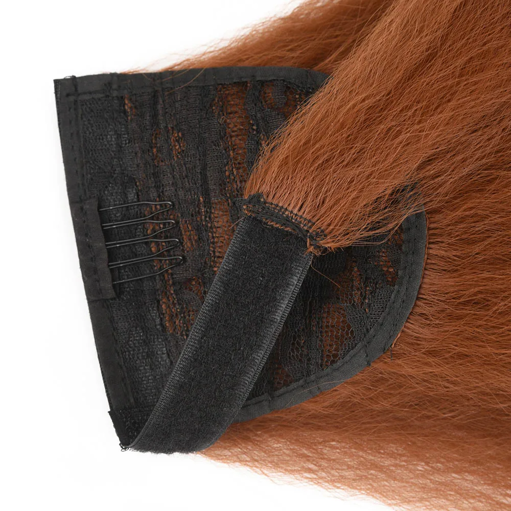 Yaki Straight Ponytail Hair Extension Long Eye-Catching Hairstyles Black lIGH Color Lady's Synthetic False Hairpieces
Yaki Straight Ponytail Hair Extension Long Eye-Catching Hairstyles Black lIGH Color Lady's Synthetic False Hairpieces