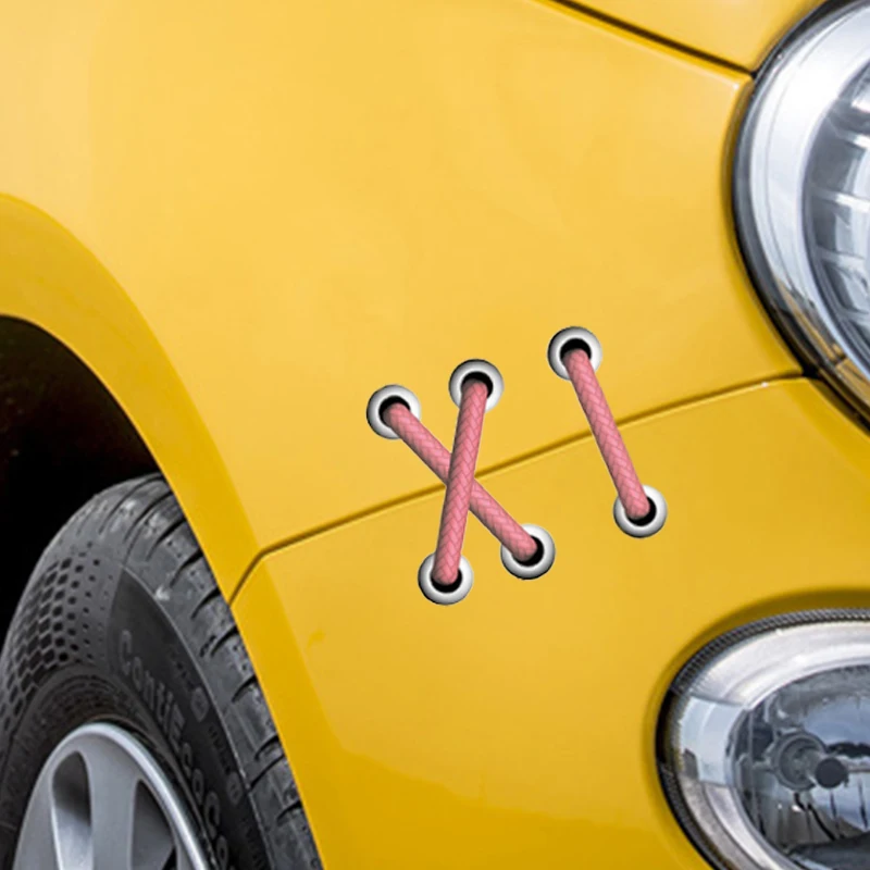 Shoelace car stickers fun personality car body cover scratch stickers car creative patch strap bumper decoration stickers
Shoelace car stickers fun personality car body cover scratch stickers car creative patch strap bumper decoration stickers