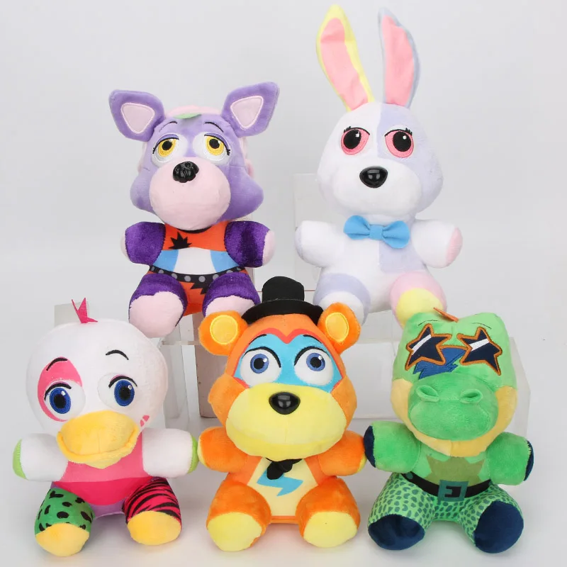 22-28cm Freddy Plush Doll Toys Vannie Montgomery Gator Roxanne Wolf Glamrock Freddy Chica Plush Anime Stuffed Plush Doll Toys
22-28cm Freddy Plush Doll Toys Vannie Montgomery Gator Roxanne Wolf Glamrock Freddy Chica Plush Anime Stuffed Plush Doll Toys