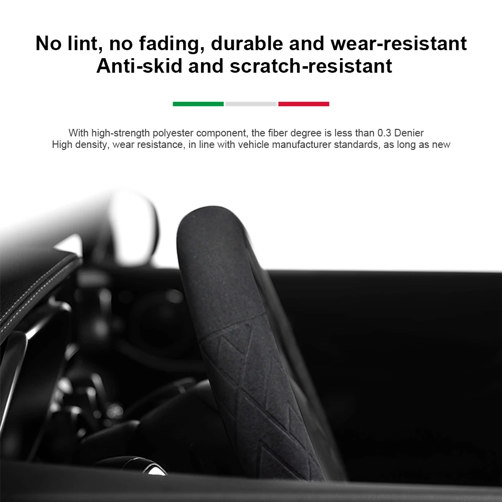 38cm Suede Cow Leather Car Steering Wheel Cover Hollow Pattern for BMW E90 F01 F06 F10 F15 F16 F20 F21 F25 F26 F30 F32 F82
38cm Suede Cow Leather Car Steering Wheel Cover Hollow Pattern for BMW E90 F01 F06 F10 F15 F16 F20 F21 F25 F26 F30 F32 F82