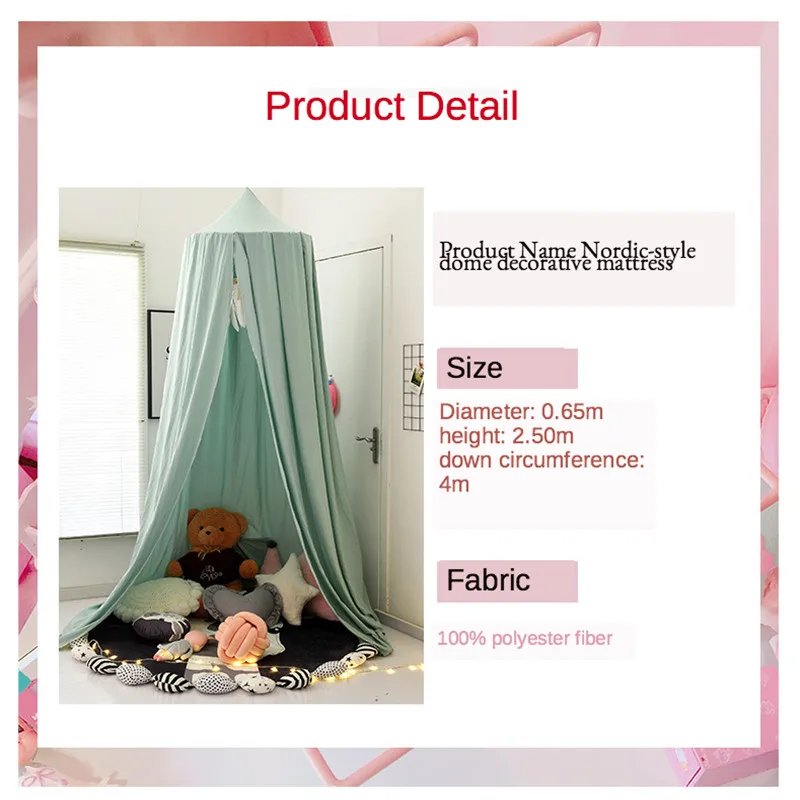 Hanging Kids Baby Bedding Dome Bed Curtain Baby Canopy Mosquito Net Bedcover Curtain
Hanging Kids Baby Bedding Dome Bed Curtain Baby Canopy Mosquito Net Bedcover Curtain
