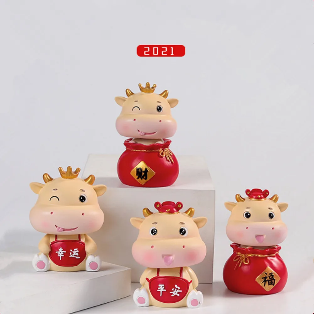 2021 Chinese Zodiac Year Lucky Cow Animals Cute Shaking Head Toys Car Ornament Auto Interior Dashboard Accessories Gift
2021 Chinese Zodiac Year Lucky Cow Animals Cute Shaking Head Toys Car Ornament Auto Interior Dashboard Accessories Gift